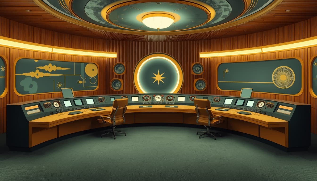 Retro command center