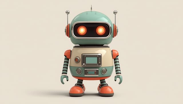 99Agents retro robot mascot